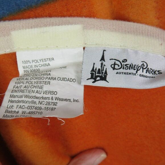 Disney Parks Mickey Mouse Fleece Throw Blanket Plush 40 x 60 Crib Retro WDW - Picture 7 of 8